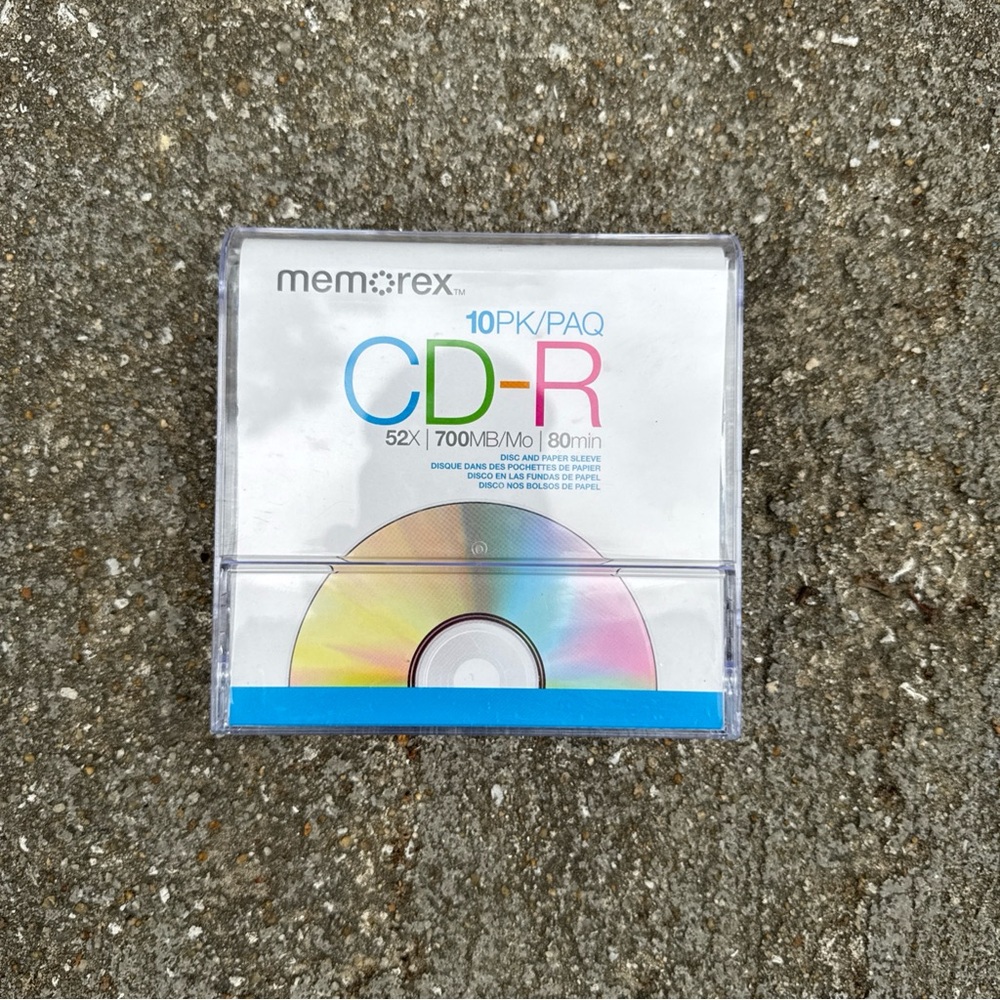 NEW & SEALED Memorex 10 Pack CD-R - 52x  700MB  80 Min